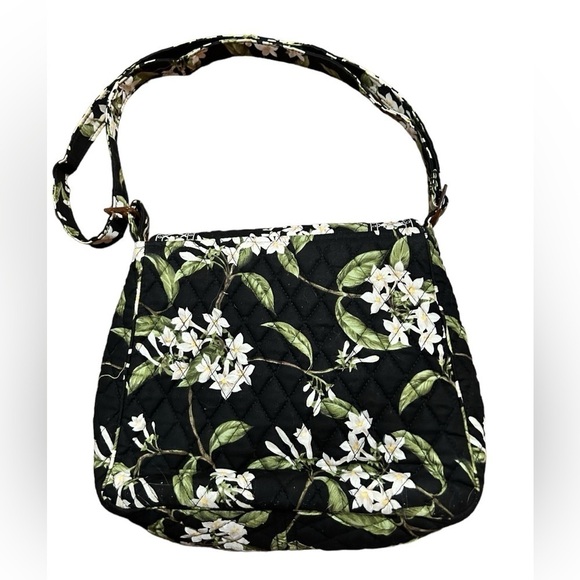 NWOT Vera Bradley Black Floral Bag - Picture 2 of 5